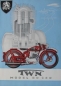 Preview: TWN Triumph Model BD 250 Modelprogram 1936 Motorbikebrochure (3109)